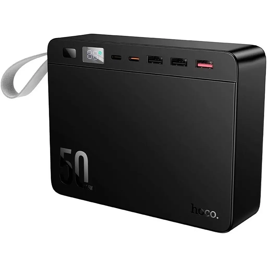 Зовнішній акумулятор Hoco J166 Carretera 50000mAh 22.5W Black [165927] - фото 2