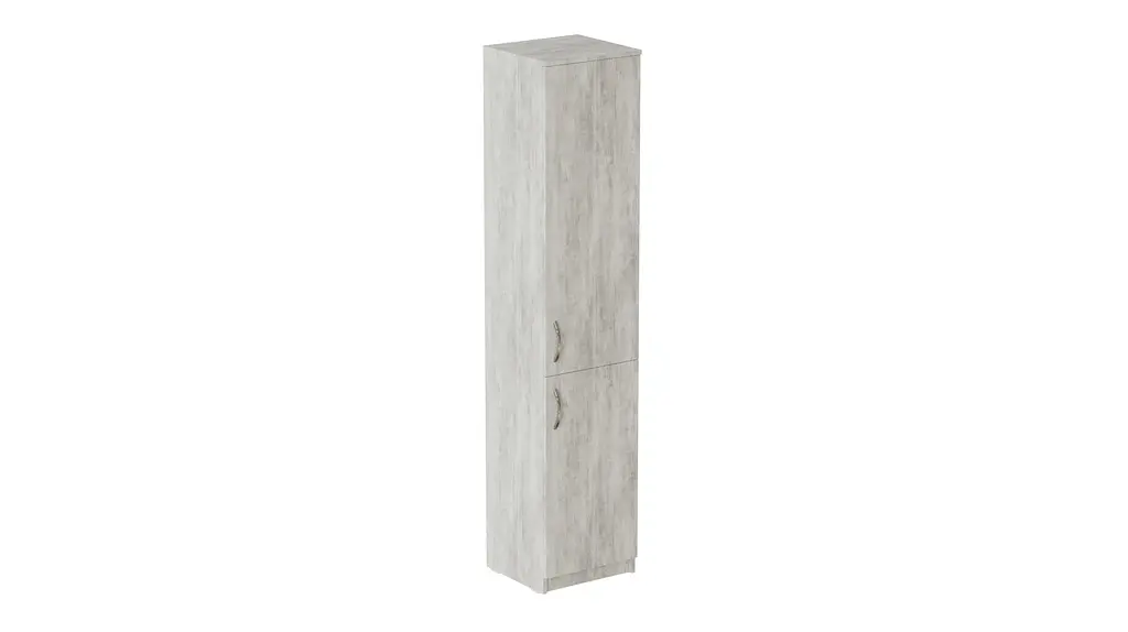 Пенал Анжело Ferrum-decor на 5 полиць із 2 дверима 1900x400x380 ДСП Бетон 16 мм (FRD-104922) - фото 3