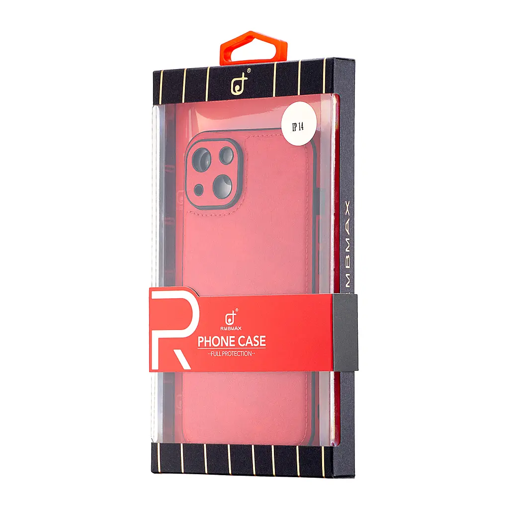 Чохол Jinduka Leather Protected Camera iPhone 14 Red - фото 2