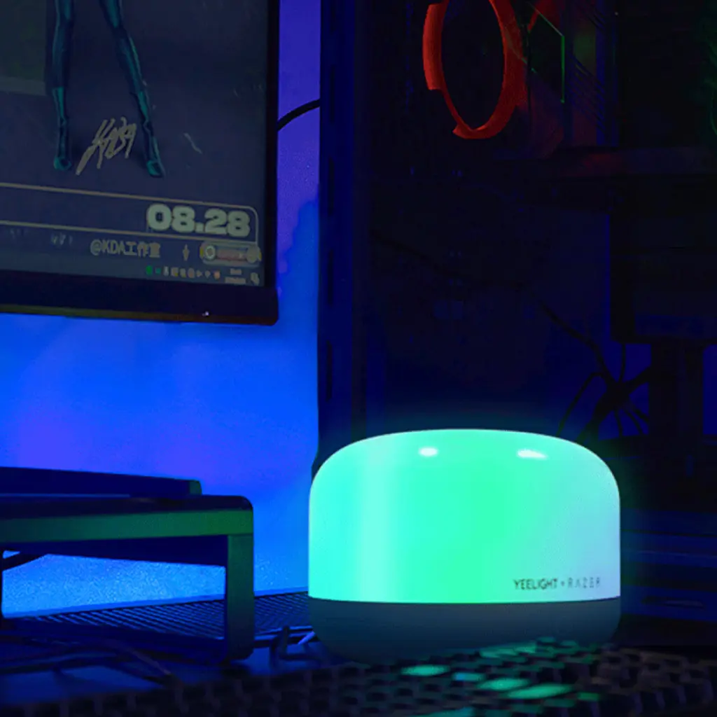 Настільна смарт лампа Yeelight LED Lamp D2 (Razer version) YLCT01YL White - фото 5