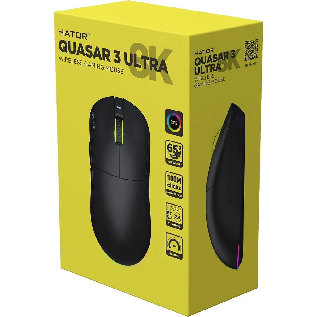 Миша Hator Quasar 3 Ultra 8K Wireless Black Edition (HTM772) [174092] - фото 8