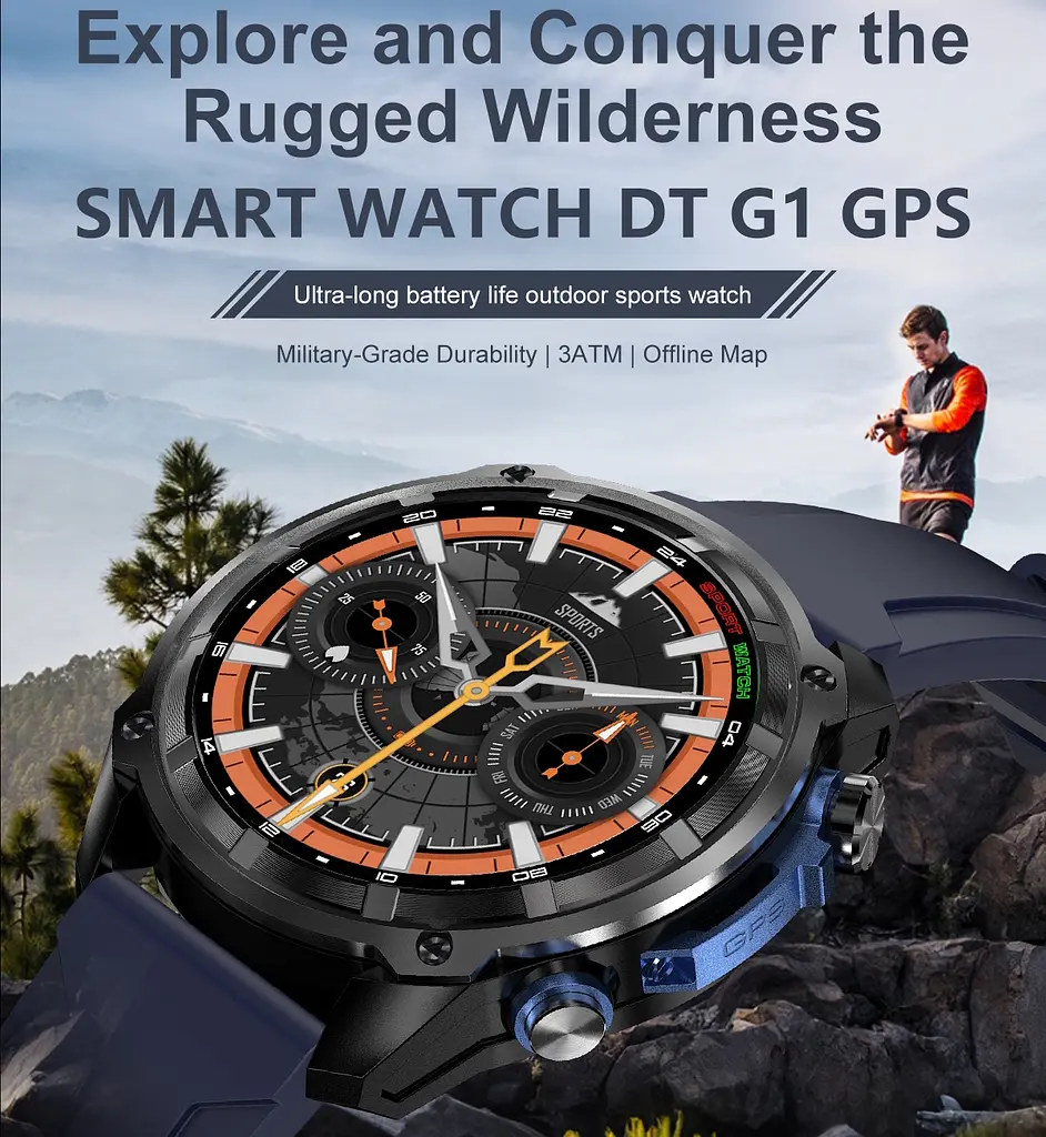 Часы Smart Navigation Pro с GPS, 2 ремешка - фото 4