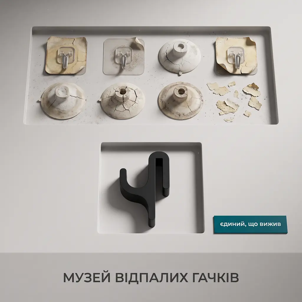 Гачок для рушника на душове скло - фото 10