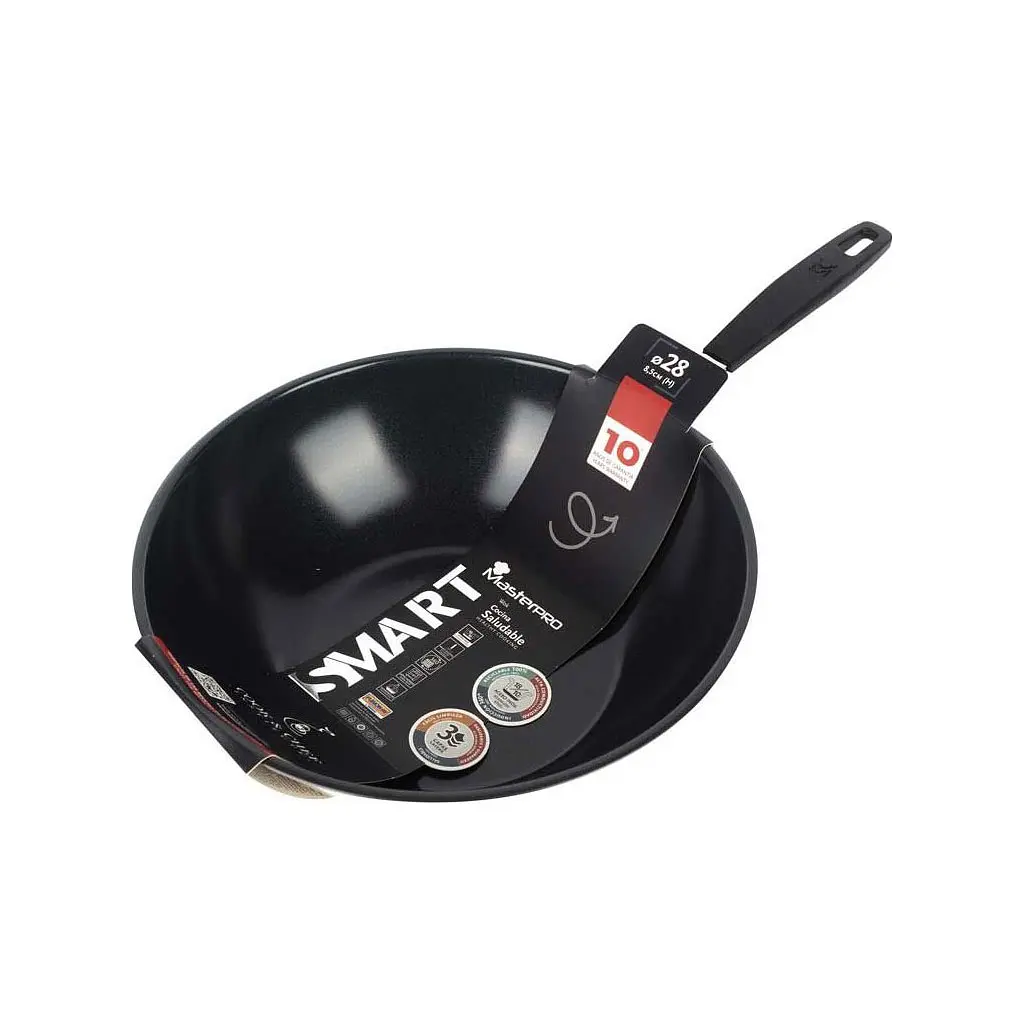 Сковорода MasterPro Wok Smart 28 см (BGEU-3770) - фото 2