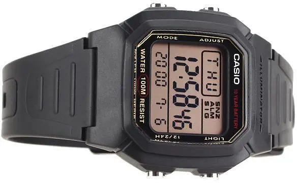 Часы мужские кварцево-электронные спортивные стильные оригинал Casio W-800HG-9AVEF (модуль №3240, 3092) - фото 5