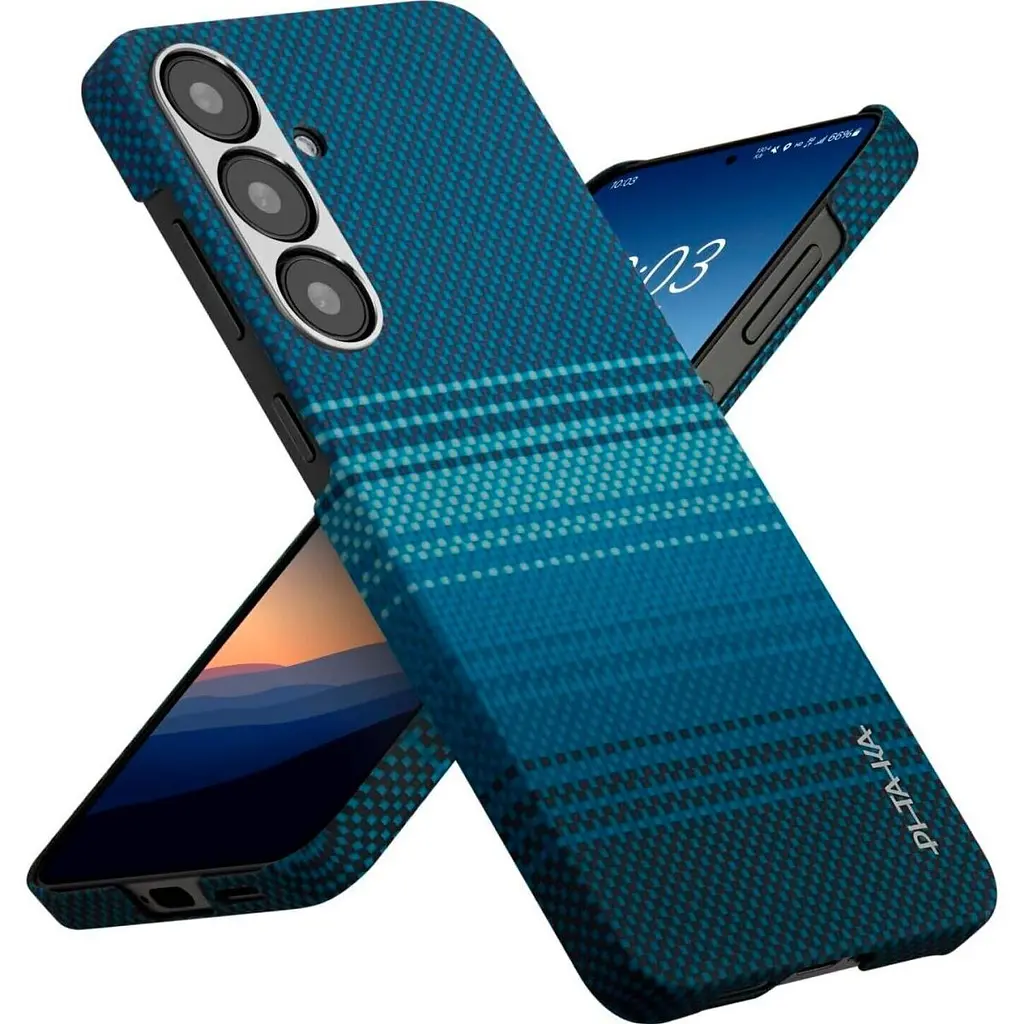 Чохол для телефону Pitaka Tactile Woven MagEZ для Samsung Galaxy S25 Plus Moonrise KS2502S [135433] - фото 3