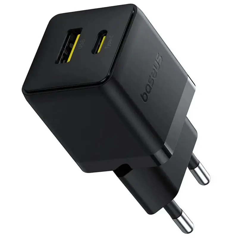 МЗП Palm Fast Charger 30W (1USB-A/1C) (P1011160A) Cluster Black Baseus teh0029602 - фото 3