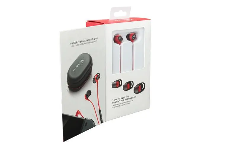 Гарнітура ігрова HyperX Cloud Earbuds 3.5 мм Red/Black (HX-HSCEB-RD) - фото 5