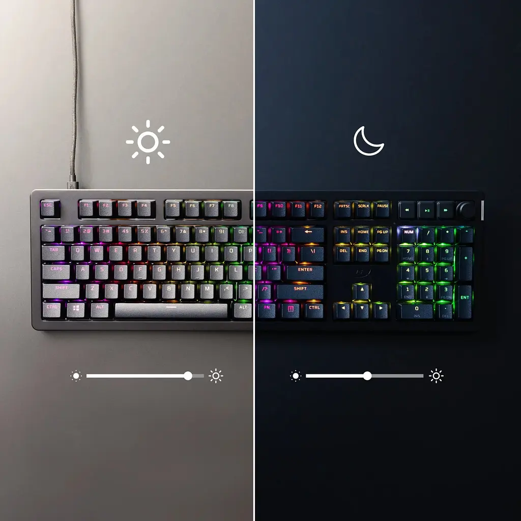 Клавіатура механічна Alloy Rise 106key, Red, USB-A, EN/UA, RGB, чорний HyperX teh0013885 - фото 7