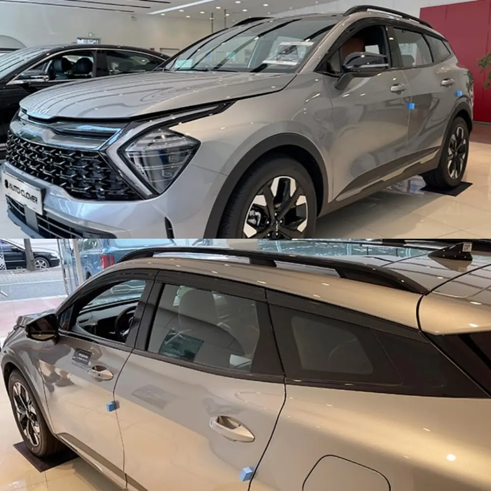 Дефлектори вікон вітровики для KIA Sportage 2021- 4 шт (Auto Clover) - фото 2