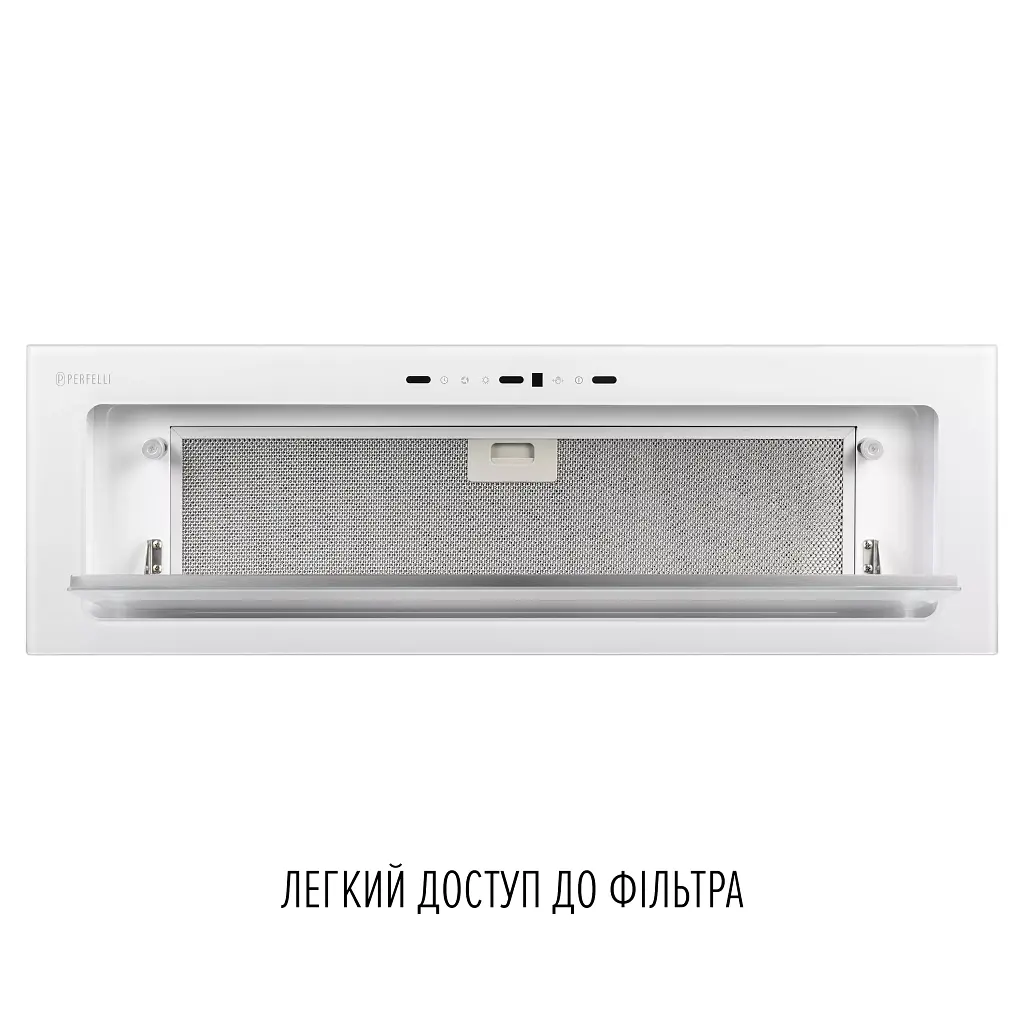 Витяжка повновбудована Perfelli Design Vision 9 Bianco Silenzio - фото 9