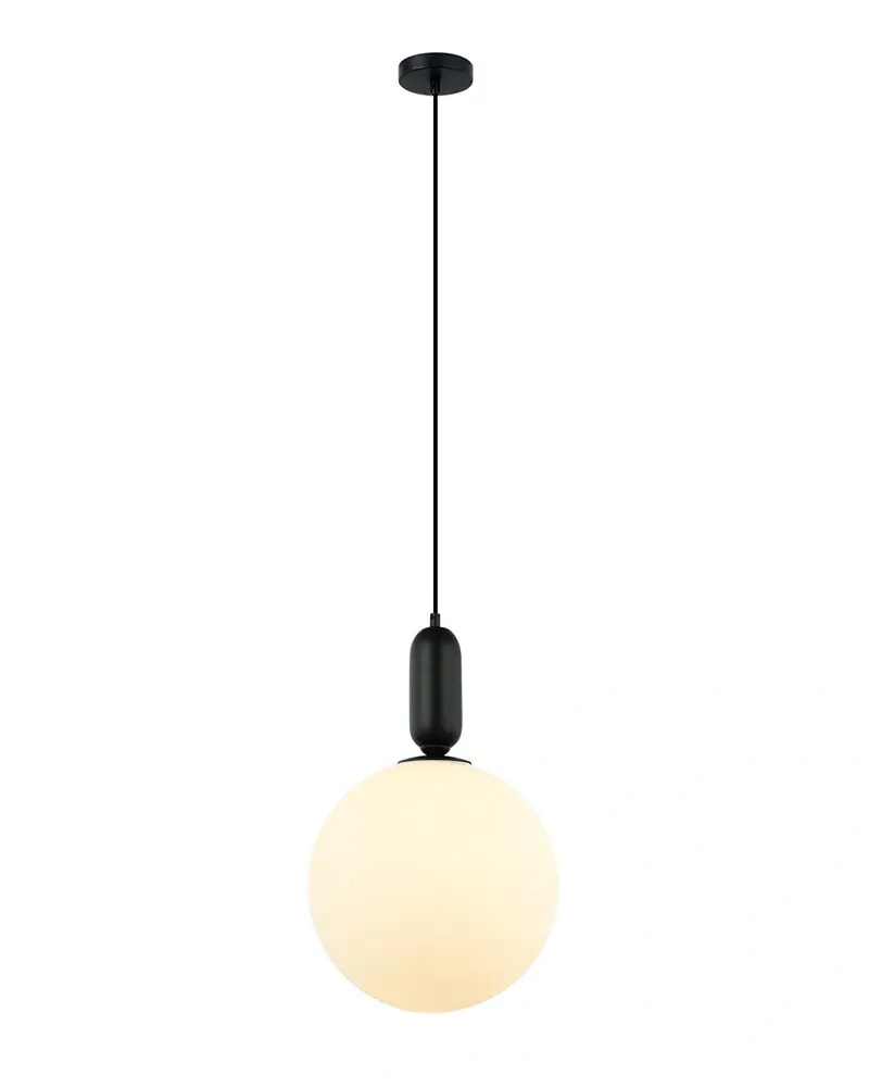 Подвесной светильник, люстра Italux PND-02340-1L-BK Aldeva E27 1x40W IP20 Черный - фото 2