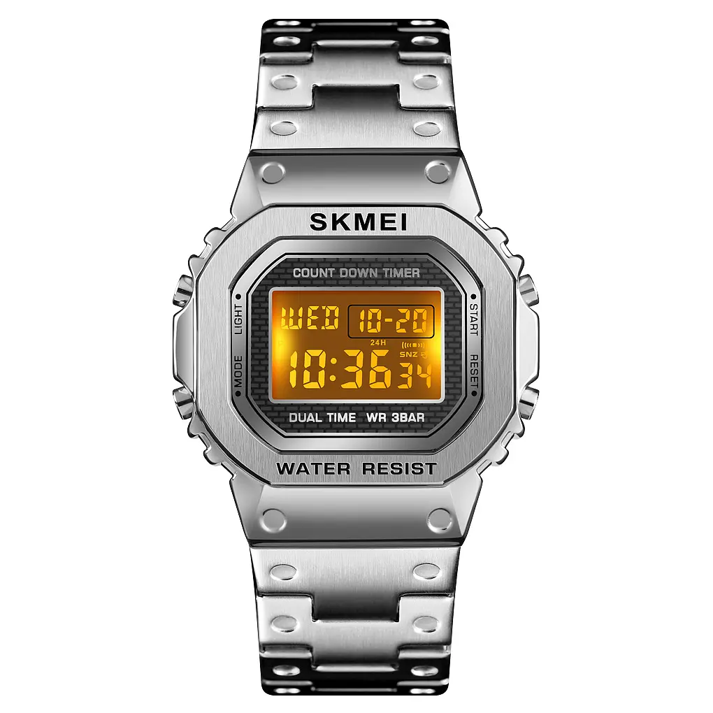 Наручний годинник чоловічий 1456SI Silver Skmei acs0030727 - фото 2