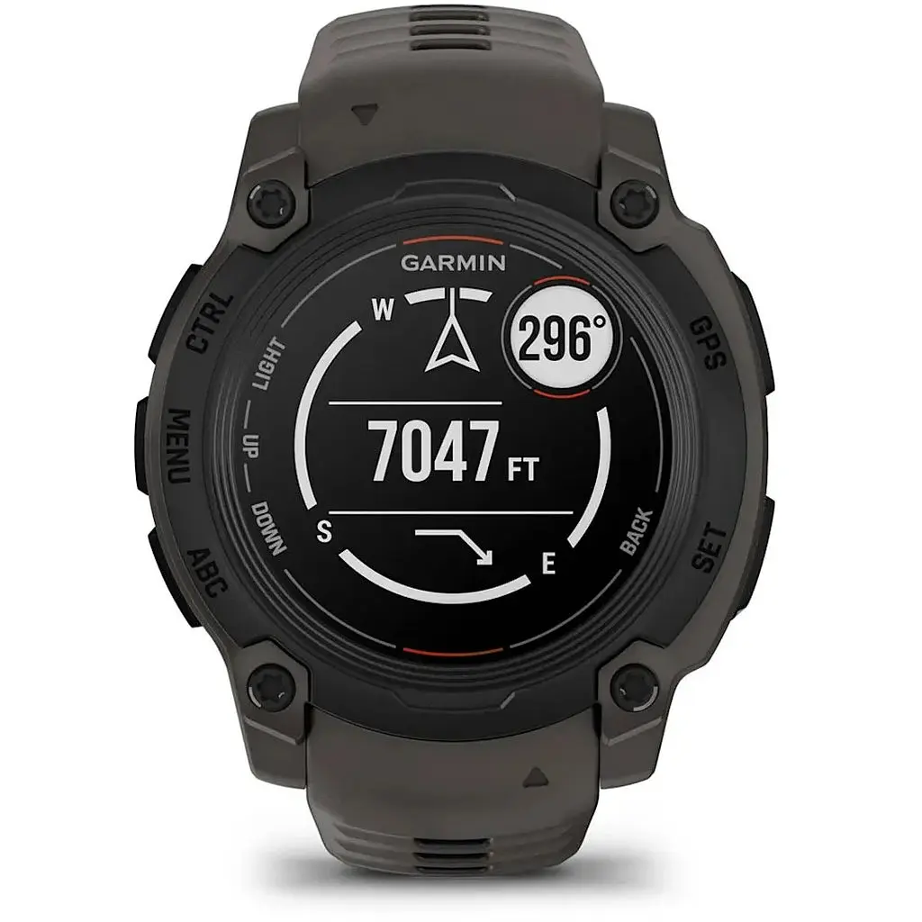 Смарт-годинник Garmin Instinct E 40 mm Black with Charcoal Silicone Band (010-02932-13) - фото 5