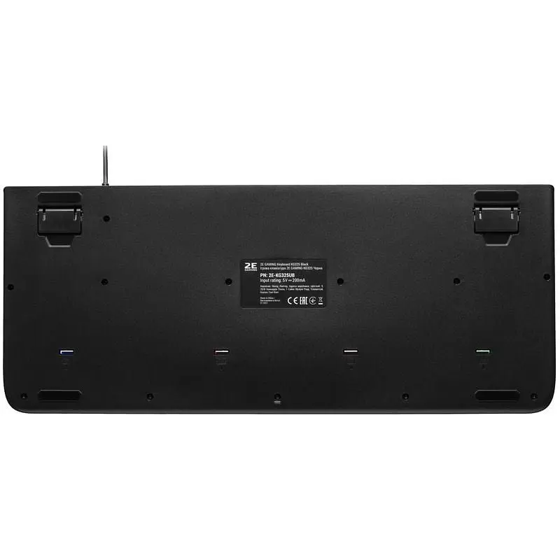 Клавиатура проводная 2E Gaming KG325 LED USB Black Ukr - фото 4