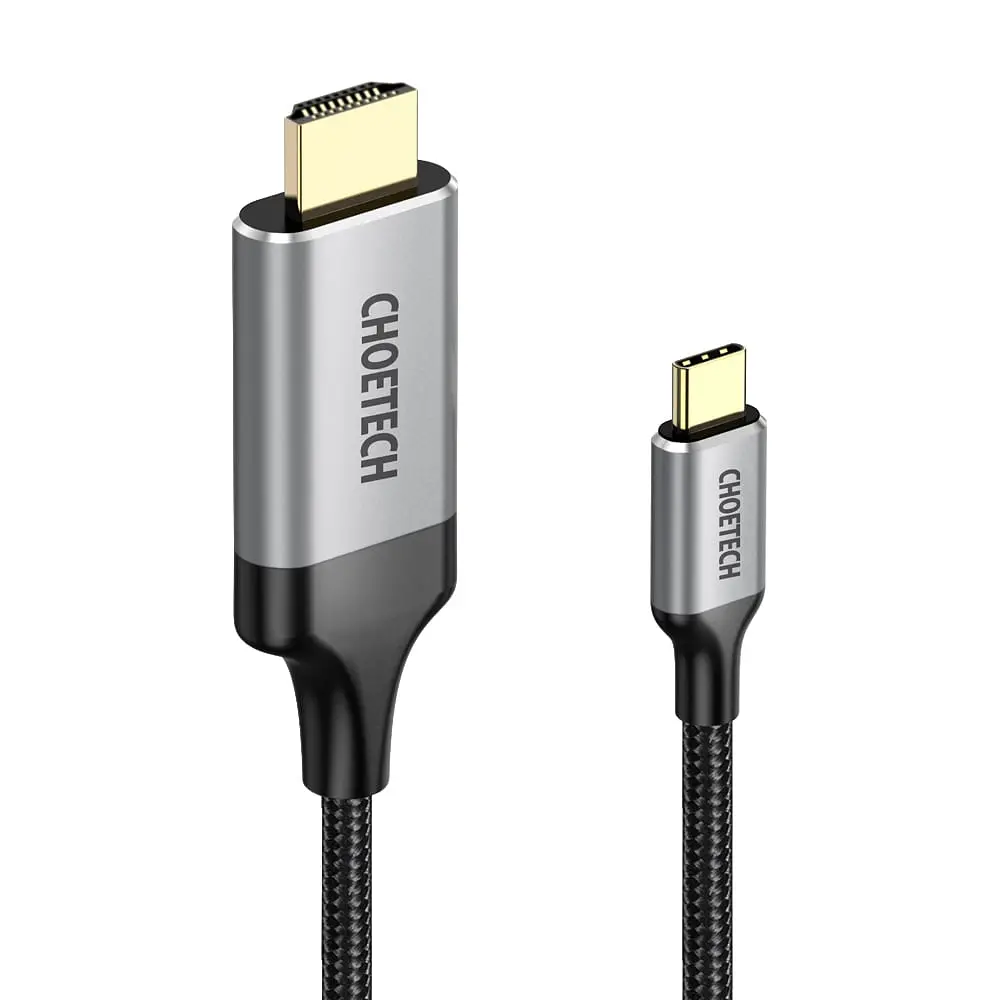 Кабель Choetech CH0021 Black USB-C to HDMI 4K\60Hz 1.8m (43-00177) - фото 3