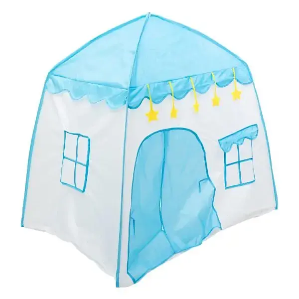 Намет-будиночок дитячий ігровий LUGI HP-S-1NDBL 125х100х120 см блакитний - фото 5