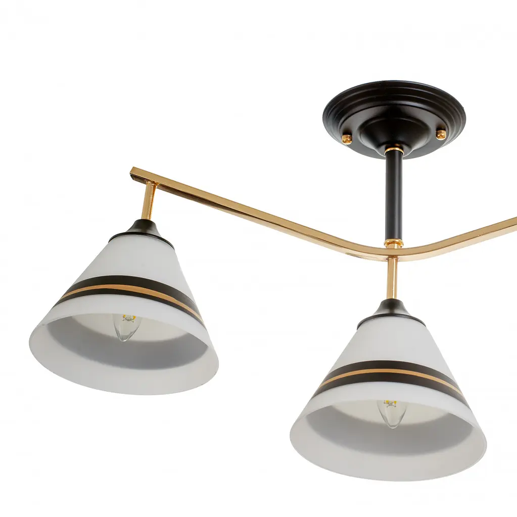 Люстра Brille в прихожую E27 60W BK (LK-701S/3) - фото 5