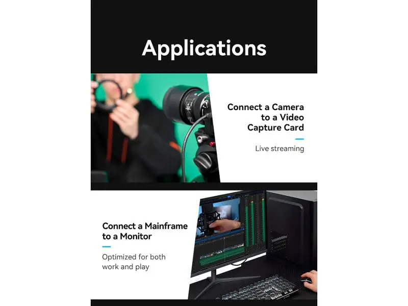 Кабель Vention HDMI to mini HDMI v2.0 2m Black (AGIBH) - фото 11