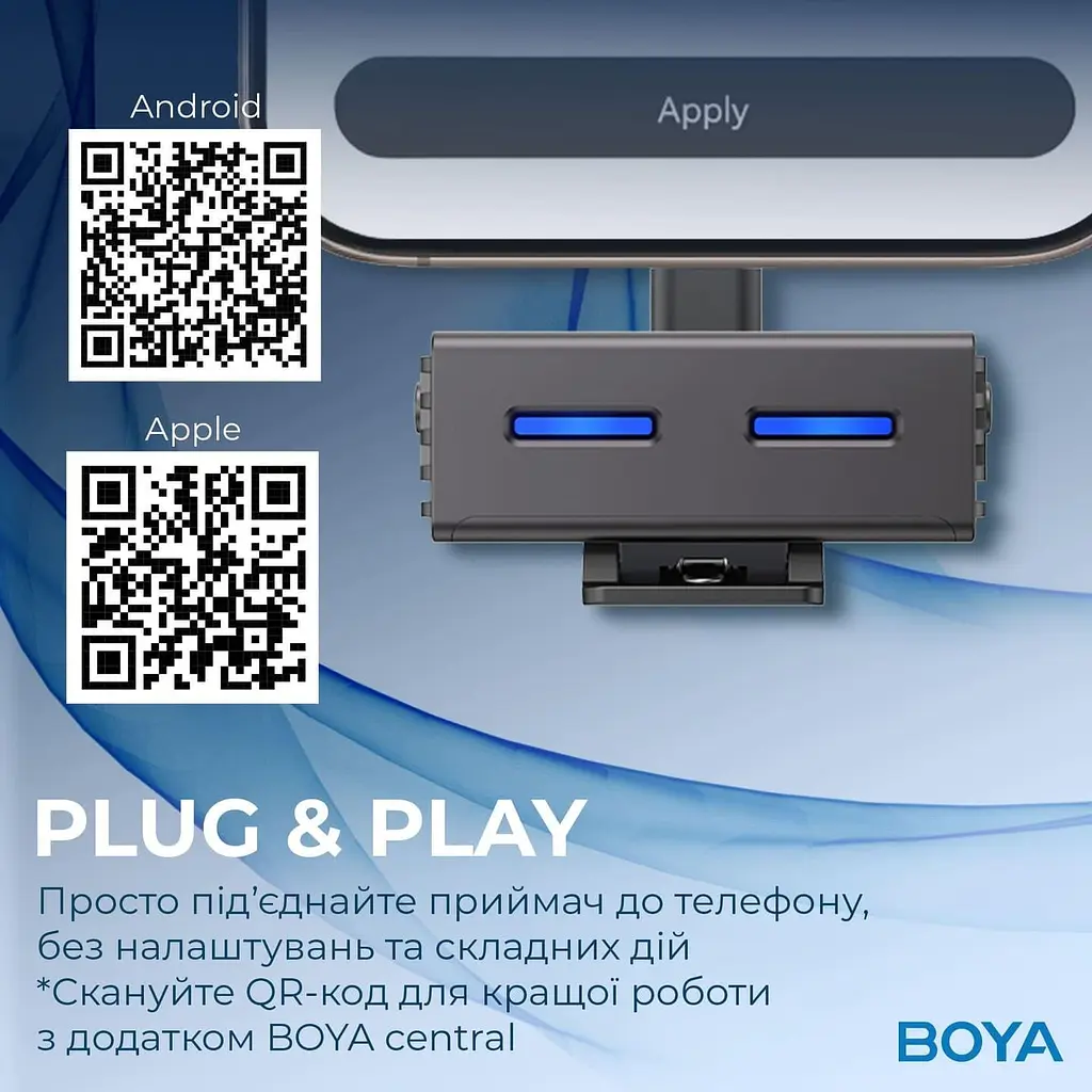 Микрофон Boya LINK 3-02 Type-C/TRS Black (LINK 3-02) - фото 11