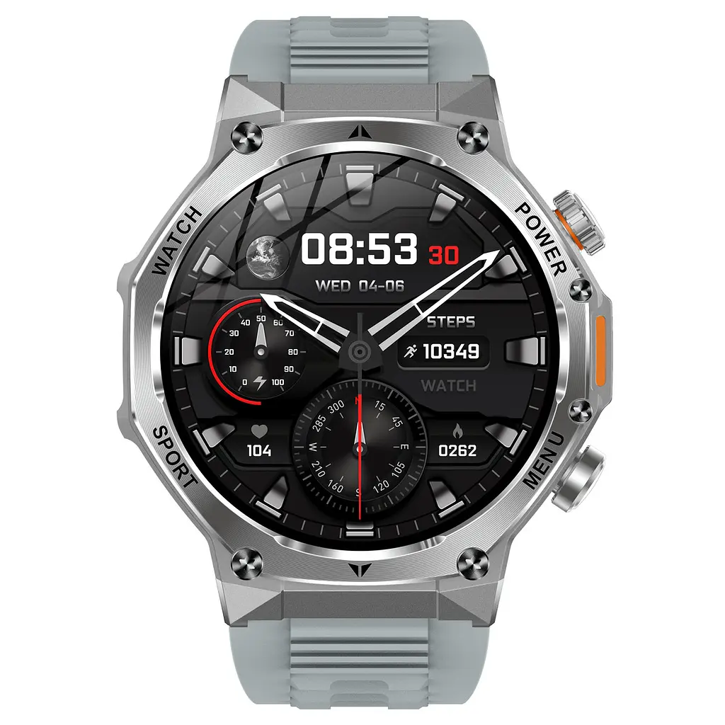 Часы Smart Surf X Pro Silver Grey, 2 ремешка - фото 2