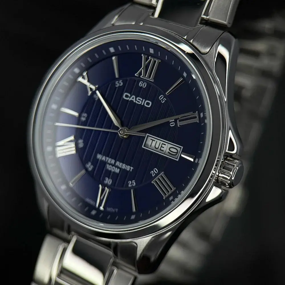 Чоловічий годинник Casio MTP-1384D-2A Сріблястий ( AT1141-0259 ) - фото 4