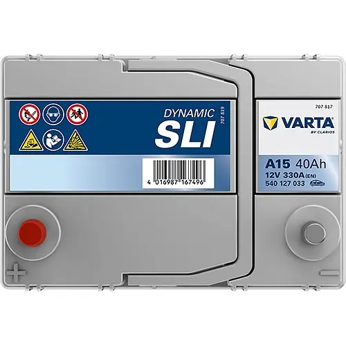 Акумулятор Varta Dynamic SLI 12В 40Аг 330А (EN) L+ (540127033) - фото 5