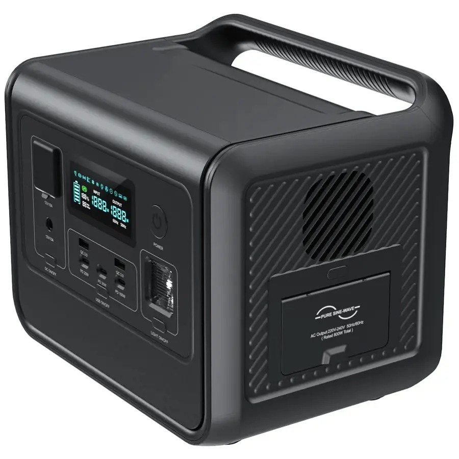 Зарядна станція Choetech BS060 800Вт (512Вт/г) AC,LiFePo4,MPPT, UPS, USB-C PD100 Вт - фото 2
