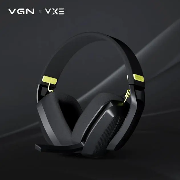 Игровые беспроводные наушники VGN VXE Siren V1 / Два режима подключения / Black - фото 3