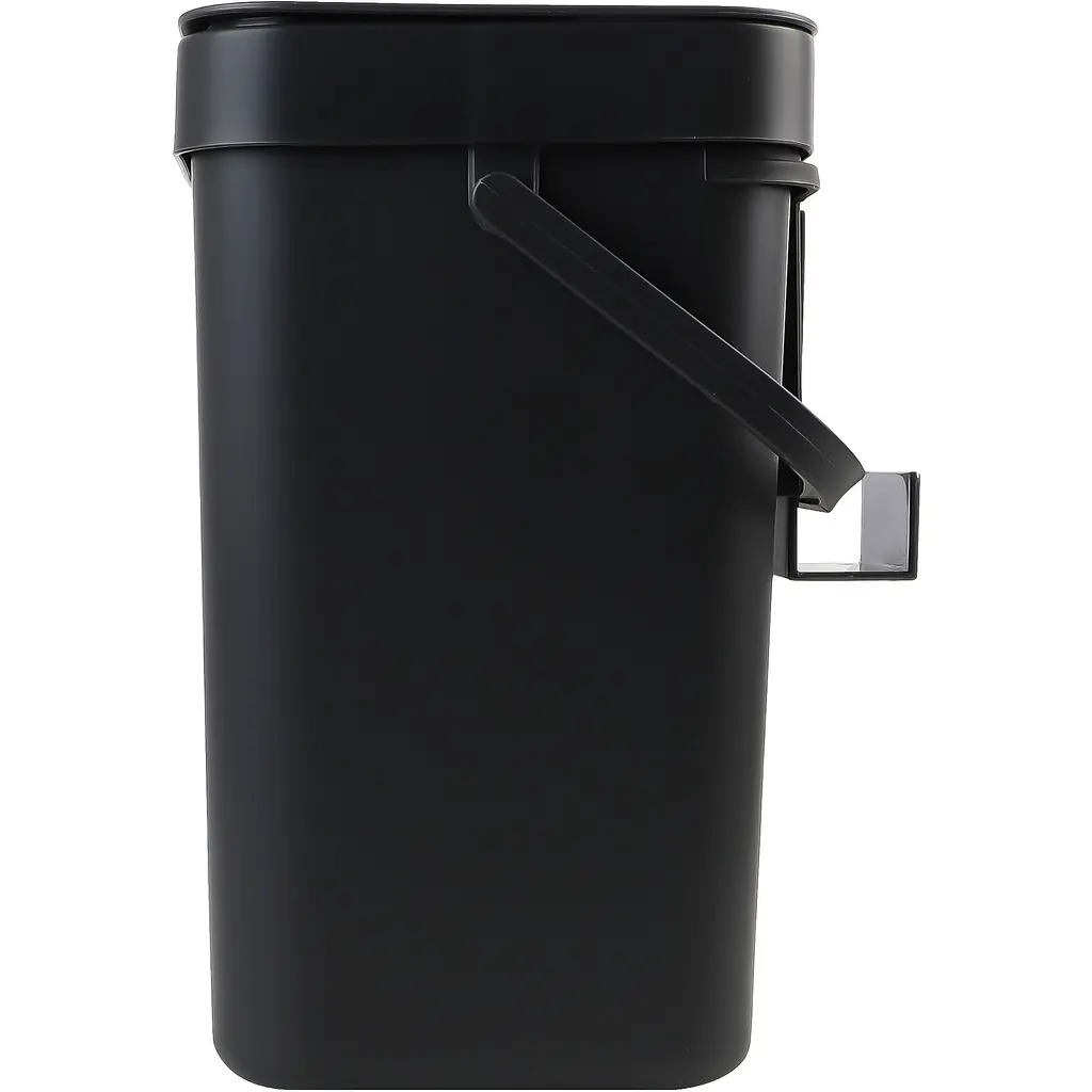 Відро для сміття MBM My Home з кришкою 3 л антрацит (BIN-11 3L ANTHRACITE) - фото 4