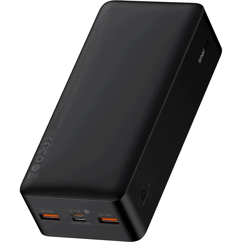Портативный аккумулятор Baseus Bipow Digital Display 20W 30000mAh black (PPDML-N01) - фото 3