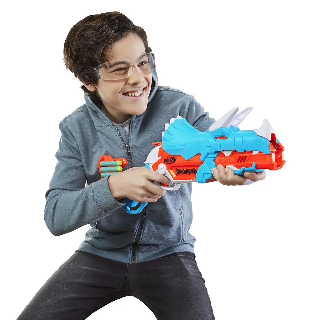 Бластер Hasbro Nerf Dino Тricera-Blast (F0803) - фото 7