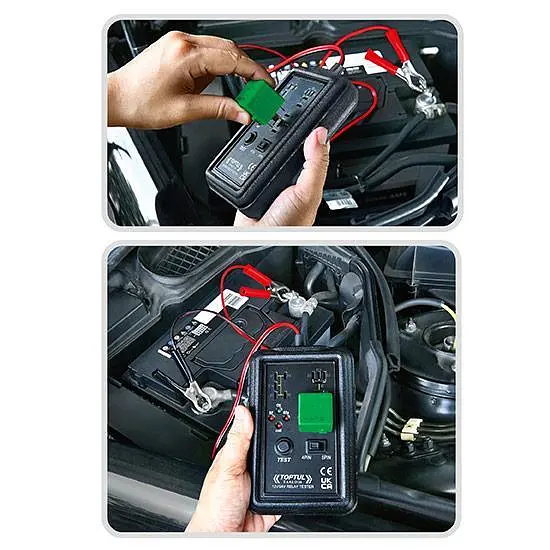 Тестер автомобільних реле 12V/24V, 4-pin/5-pin TOPTUL EAAE0124 - фото 4