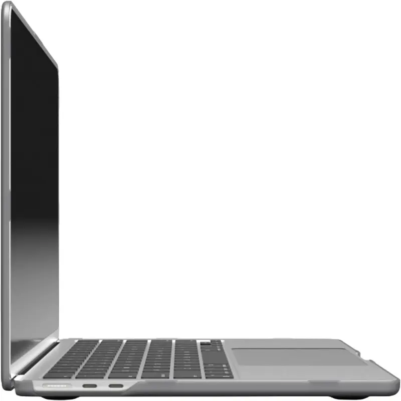 Чехол-накладка Moshi Ultra Slim Case iGlaze Stealth Black for MacBook Air 13.6" M2 серый (99MO071008) - фото 3
