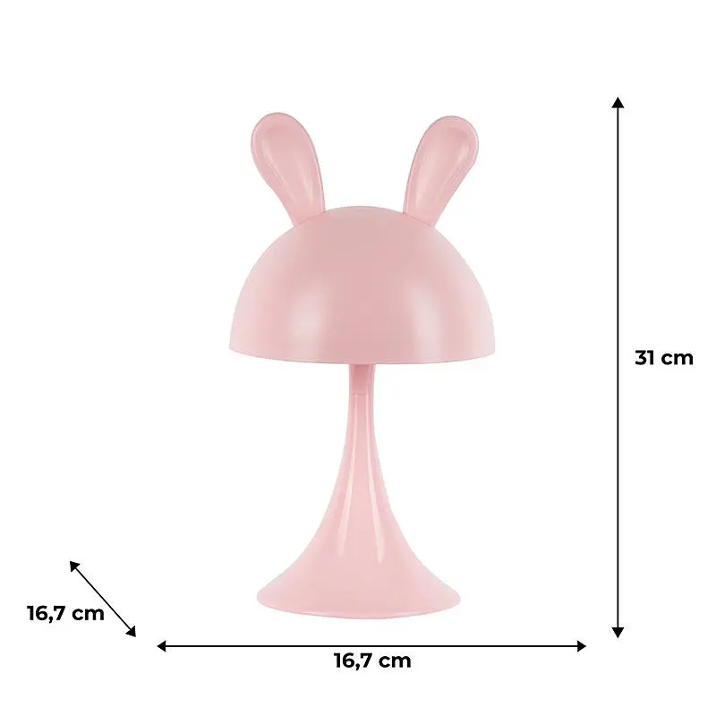 Світильник-нічник Kite LED з акумулятором Simple Bunny рожевий (K25-317-1-2) - фото 5