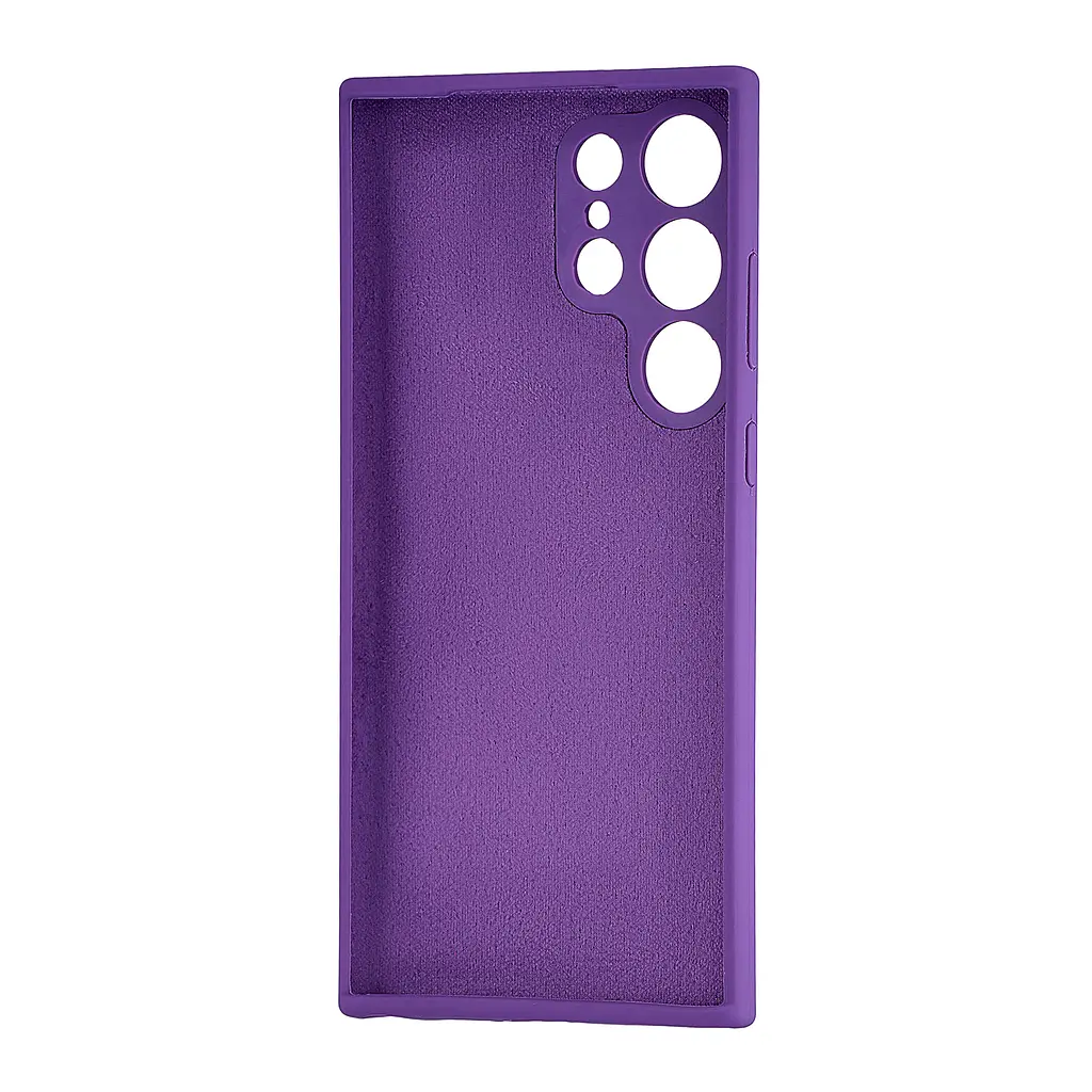 Чохол Silicone Case Samsung S23 Ultra (S918) Purple - фото 2