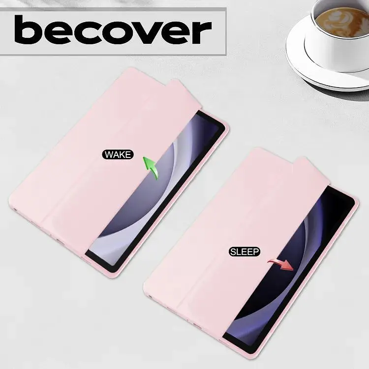 Чехол-книжка BeCover Soft Edge с креплением для стилуса для Samsung Galaxy Tab A9 Plus SM-X210/SM-X215/SM-X216 11.0" Pink (710370) - фото 2