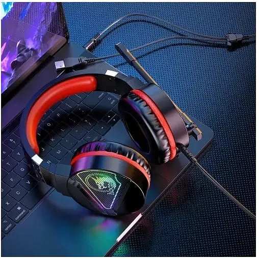 Наушники Hoco Drift Gaming Headphones W104 черно-красные - фото 5