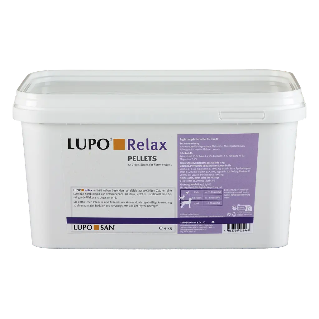 Харчова добавка Luposan LUPO Relax Pellets для підтримки нервової системи собак - фото 3