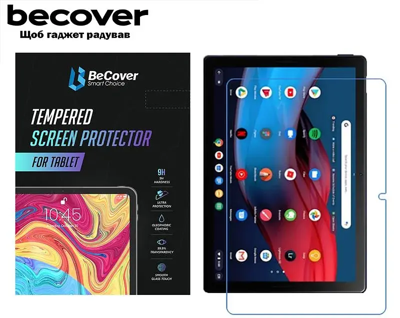 Скло захисне BeCover Google Pixel Slate i5 / i7 / m3 12.3" (708914) - фото 2
