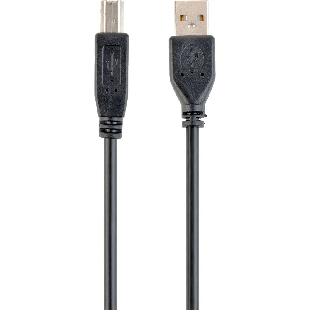 Кабель Cablexpert USB 2.0 AM/BM 1 m Black [CCP-USB2-AMBM-1 m] [119086] - фото 4