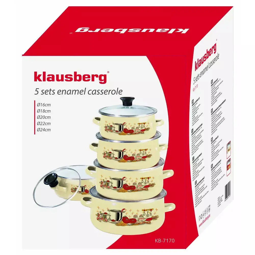 Набір посуду Klausberg KB-7170 10 предметів - фото 10