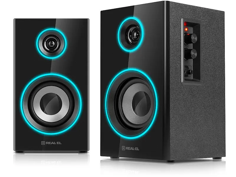 Комп'ютерні колонки REAL-EL S-415 Black (EL121200017)