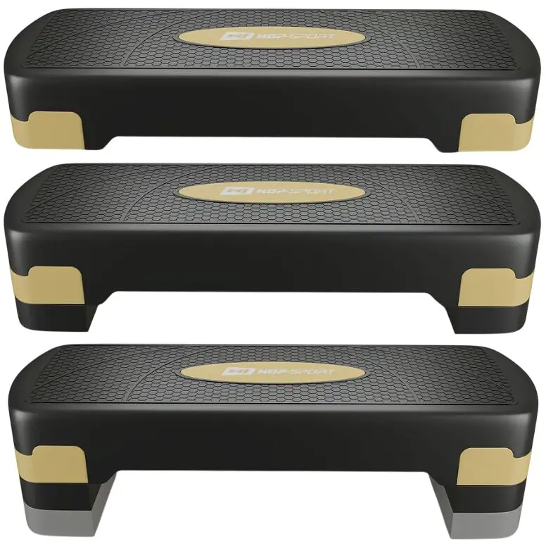 Степ платформа Hop-Sport HS-PP033AS чорно-золота - фото 2
