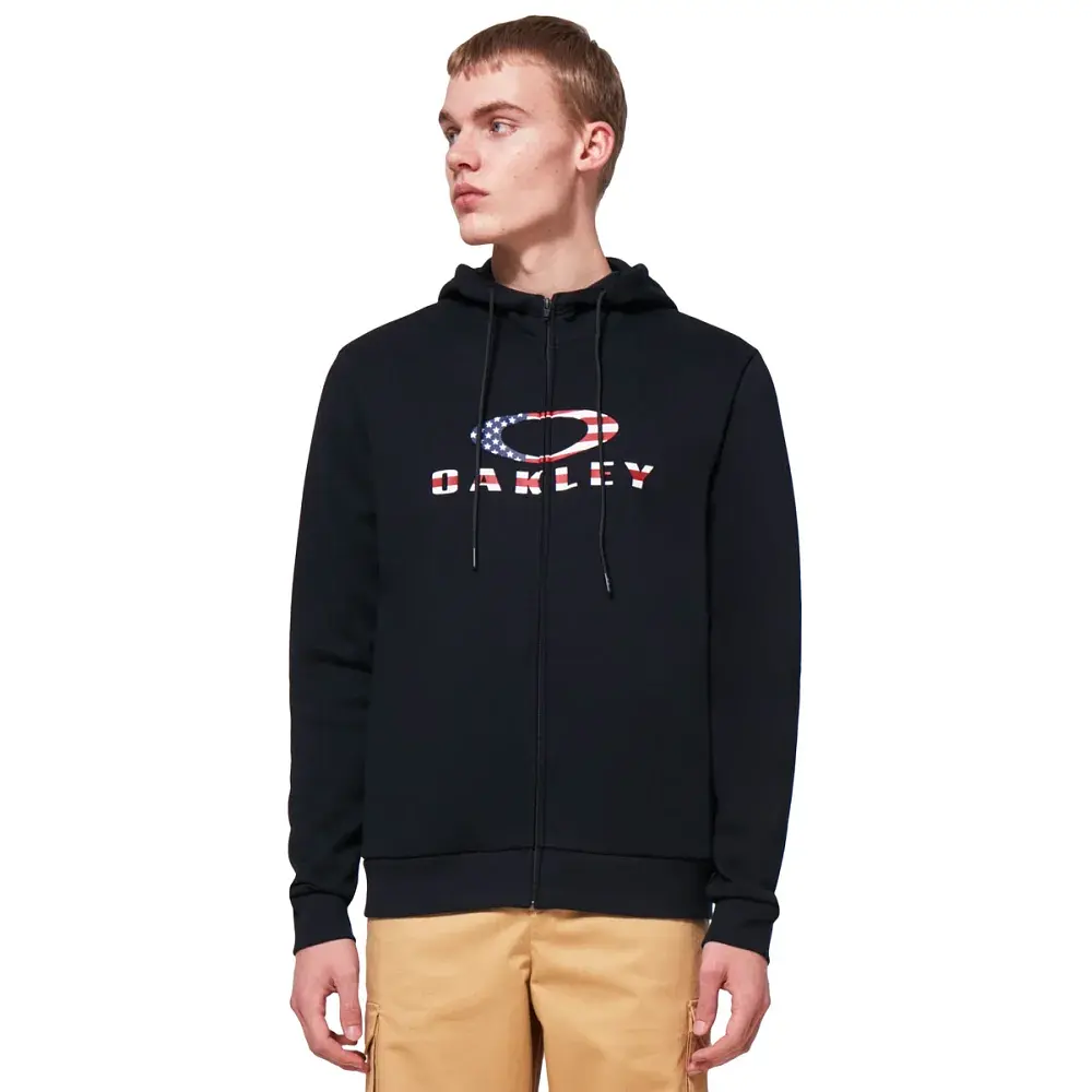 Толстовка Oakley Bark FZ Hoodie 2.0 XL Army green - фото 4