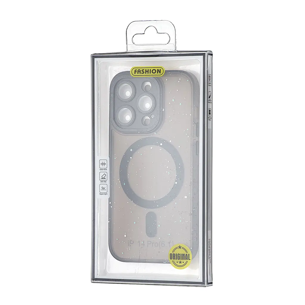Чохол Splatter with MagSafe iPhone 14 Pro Black - фото 2