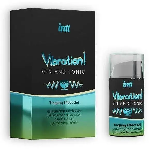 Рідкий вібратор Intt Vibration Gin Tonic 15 мл з ароматом джину та тоніка діє до 30 хвилин - фото 3