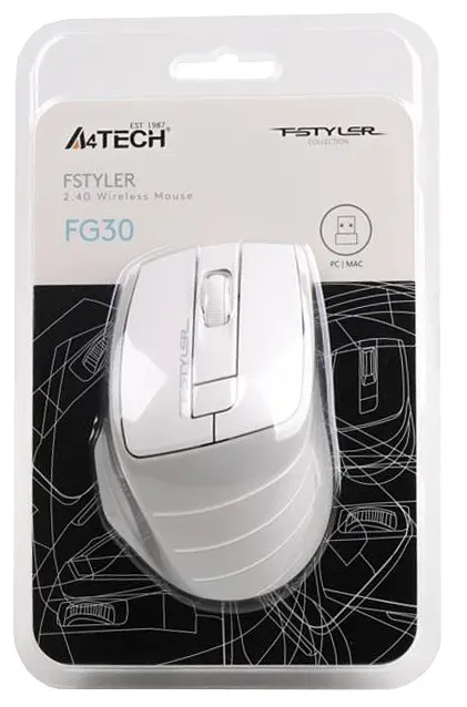 Миша A4Tech FG30 White - фото 5