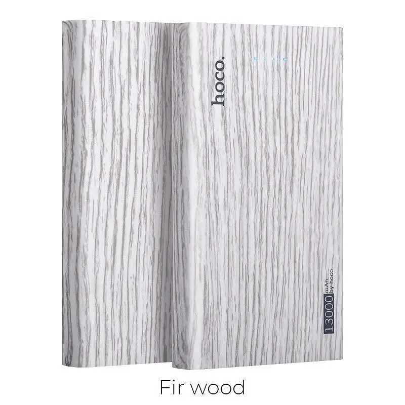 Портативна батарея Power Bank Hoco Wooden 13000mAh Fir Wood B36 - фото 2