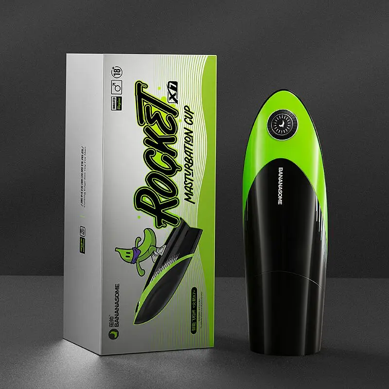 Смарт-мастурбатор BANANASOME ROCKET X7, вібрації, стискання, імітація фрикцій, підігрів - фото 7